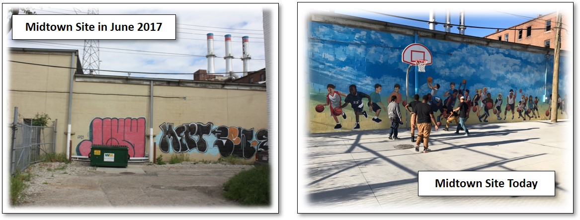 Midtown Site Before &amp; After